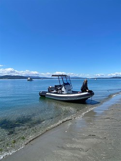 Zodiac At Sidney Spit